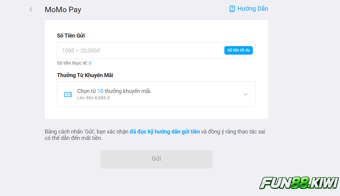 Sử dụng ví điện tử MoMo để thực hiện giao dịch thành công 