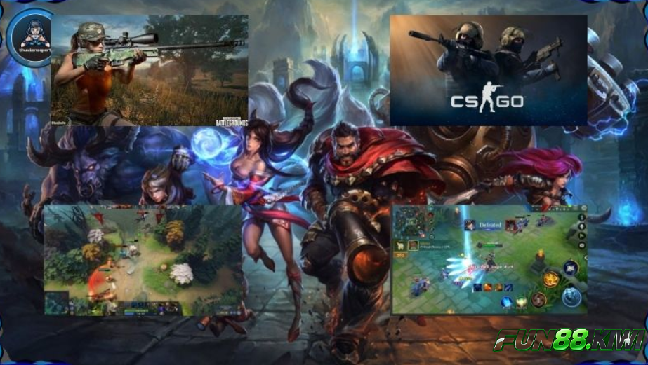 Fun88 nổi bật với hàng loạt các tựa game esport hấp dẫn 