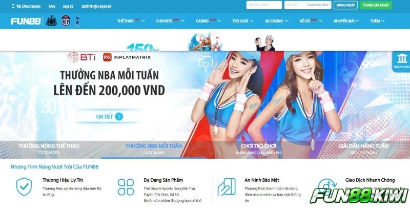 Fun88 là cái tên đã có mặt trên thị trường 20 năm