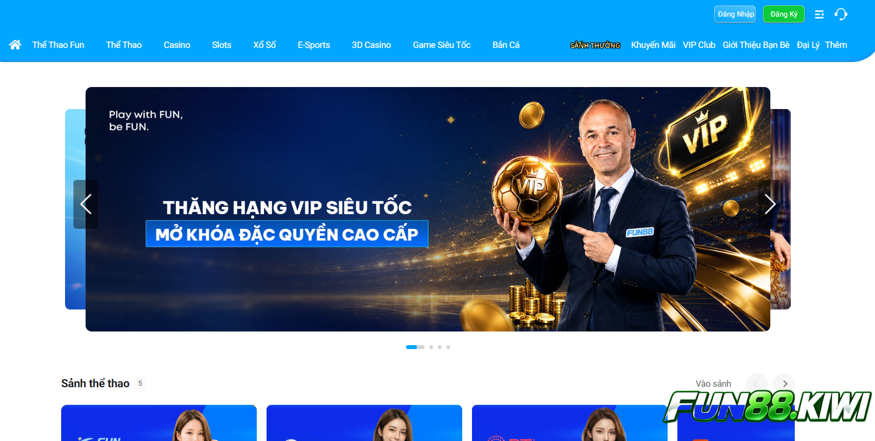 Thực hiện Fun88 đăng nhập trên website như thế nào
