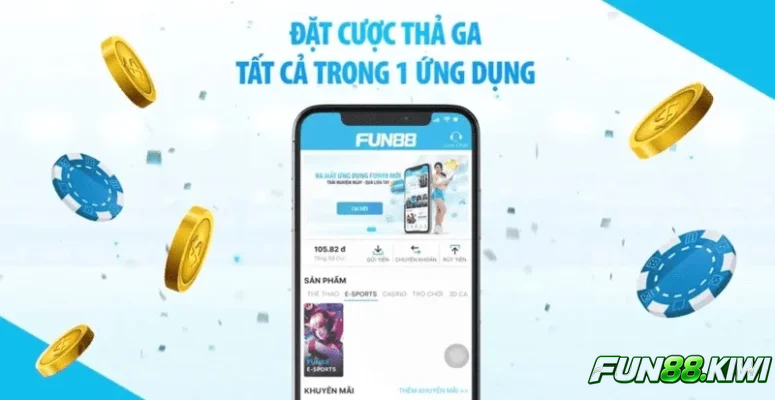 App Fun88 hỗ trợ đầy đủ các dòng điện thoại thông minh