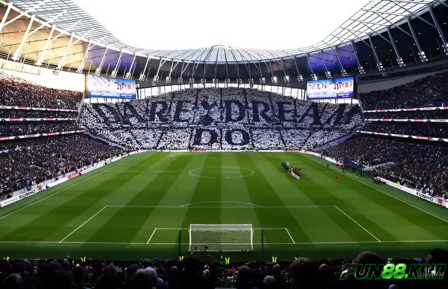Fun88 tặng người chơi nhiều vé xem trực tiếp tại sân vận động của Tottenham
