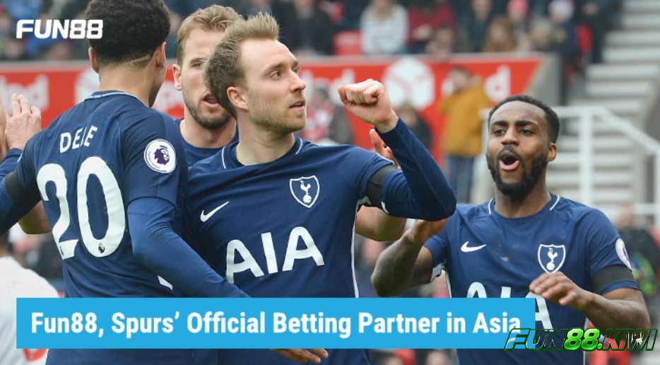 Sự hợp tác giữa Fun88 Tottenham cho thấy tiềm lực tài chính mạnh mẽ của nhà cái