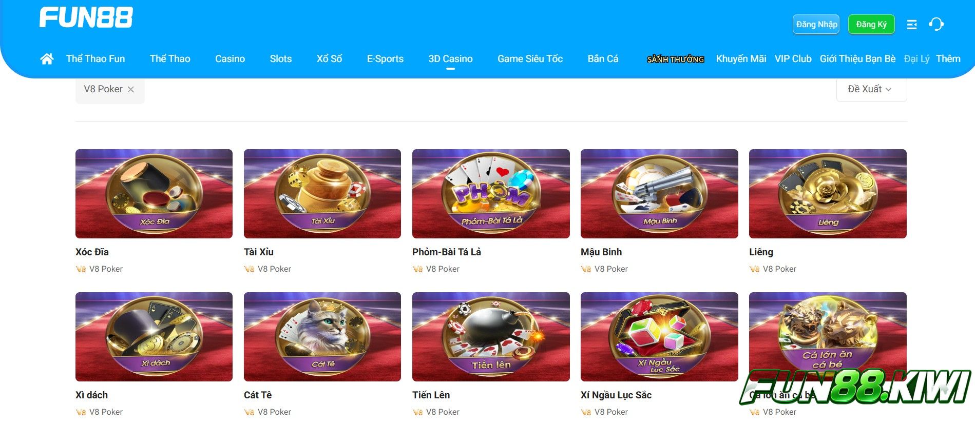 Đánh giá các điểm vượt trội của game bài Fun88 