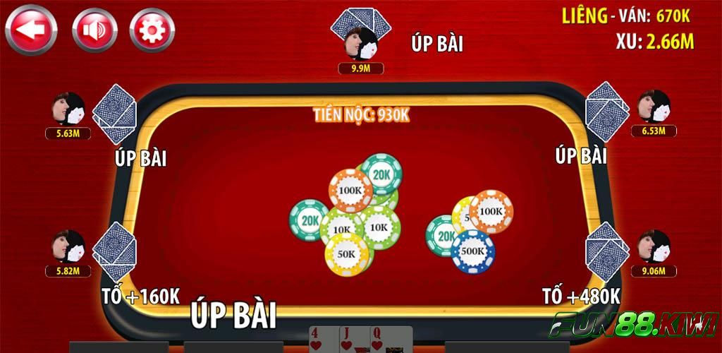 Áp dụng kỹ thuật “Tố đòn” linh hoạt trong game danh bai Fun88 