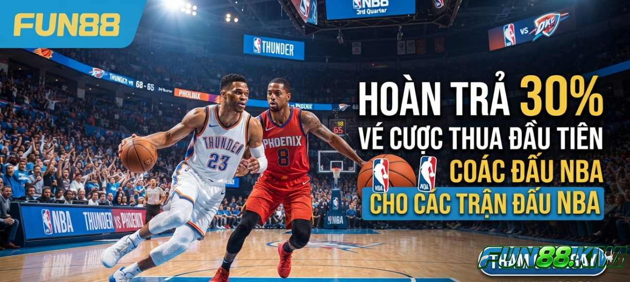 Chương trình khuyến mãi nhận thưởng hoàn trả của Fun88 