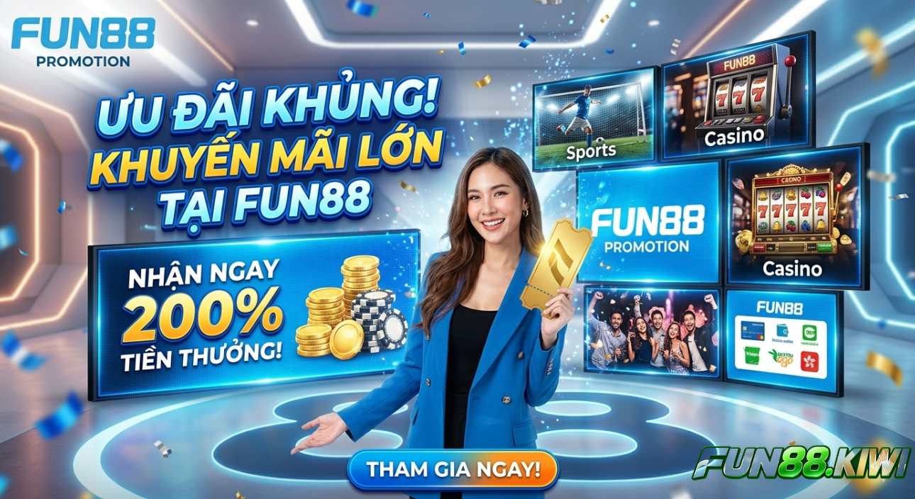 Fun88 thưởng nạp lại hàng tuần dưới dạng các mã code 