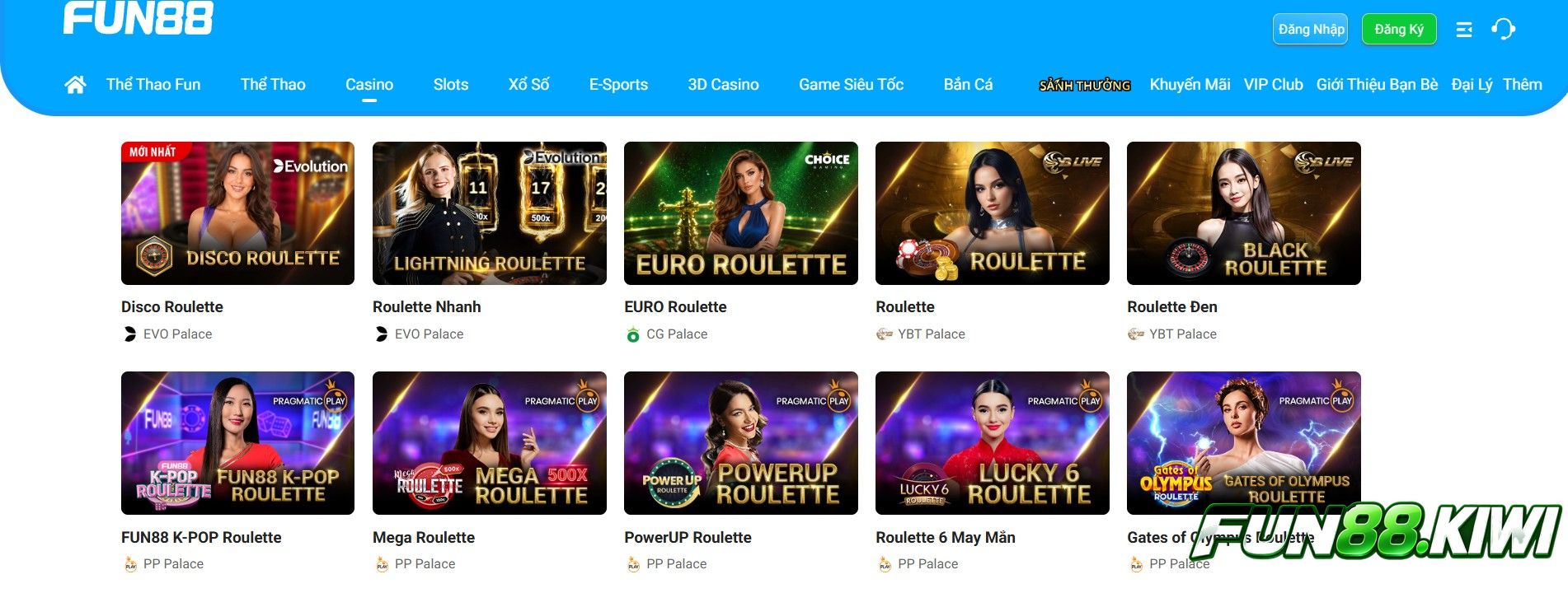 Quy trình chi tiết một ván cược Roulette Fun88 