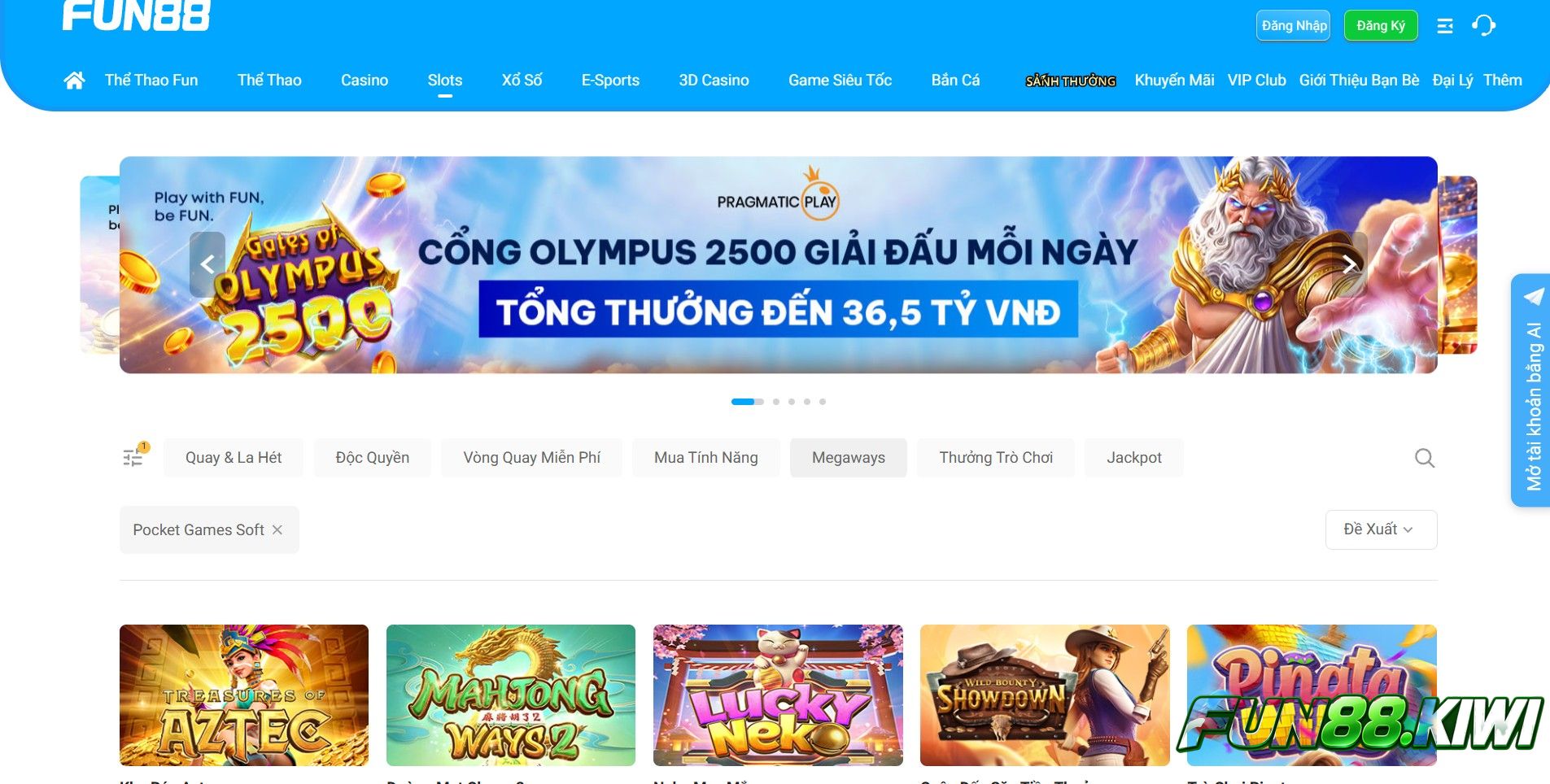 Slot Game từ PG Soft nổi tiếng trên thị trường