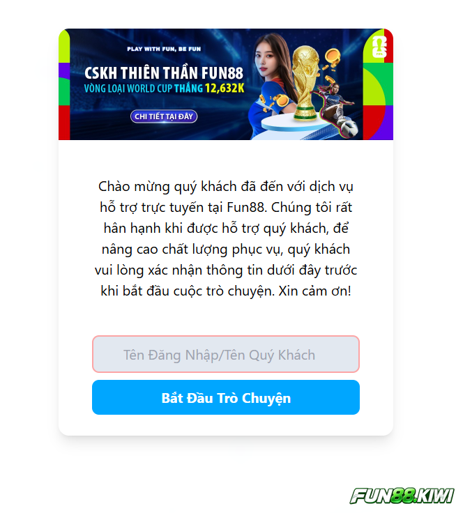 Liên hệ với bộ phận chăm sóc khách hàng để dễ dàng lấy lại tài khoản Fun88