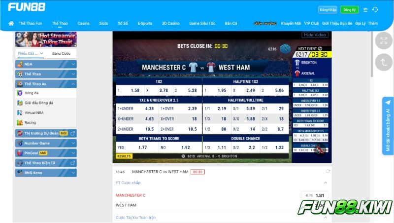 Thể thao ảo còn có tên gọi khác là Virtual Sports