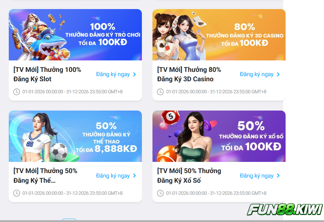 Cách để nhận khuyến mãi tự động từ Fun88 
